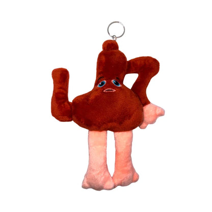 [GD] Small Brainrot character shaped keychain plush, assorted