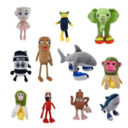 High Quality New Arrival Italian Brainrot Character Plush Toy Italian Brainrot Tung Tung Tung Sahur Tralalero Tralala Plushies
