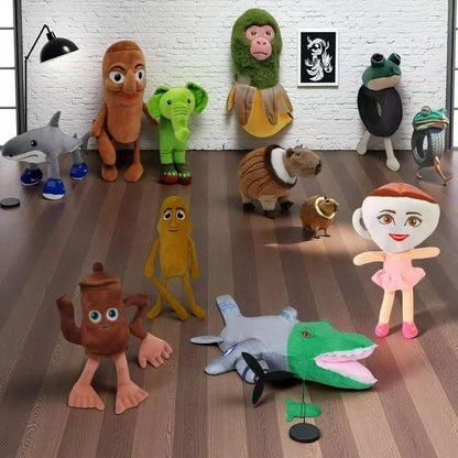 New Arrival  Plush Pillow Toys Italian Brainrot Tralalero Tralala Tung Tung Tung Sahur Stuffed Doll  Decorative Throw Pillow