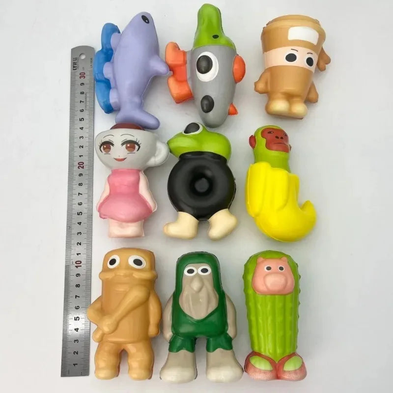 Cérebro italiano criativo squeeze brinquedo engraçado tung tung sahur tralalero tralala tubarão brinquedo periféricos derivados ornamentos presentes