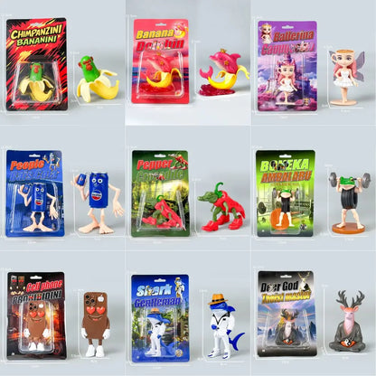 2025 novo italiano brainrot anime figura de ação conjunto tung tung sahur tralalero tralala bombardino crocodilo figuras modelo brinquedo presentes