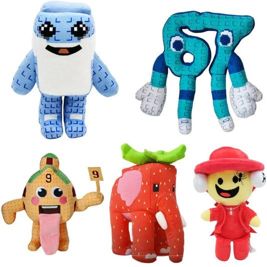 NOVO Steal A Brainrot Esok Sekolah Pelúcia Jogo Quente Periférico Plushie Bonito Dos Desenhos Animados No. 9 casa boneca de pelúcia brinquedo gamer fãs presente