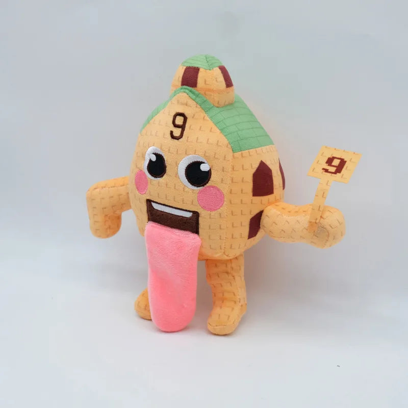 NOVO Steal A Brainrot Esok Sekolah Pelúcia Jogo Quente Periférico Plushie Bonito Dos Desenhos Animados No. 9 casa boneca de pelúcia brinquedo gamer fãs presente