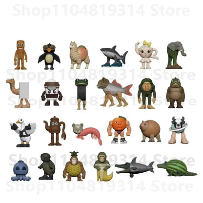 /24pcs Italiano Brainrot Tung Tung Sahur Figura TralaleroTralala Bombardino Crocodilo Shimpanzini Bananini Figuras Presente BoxToys!